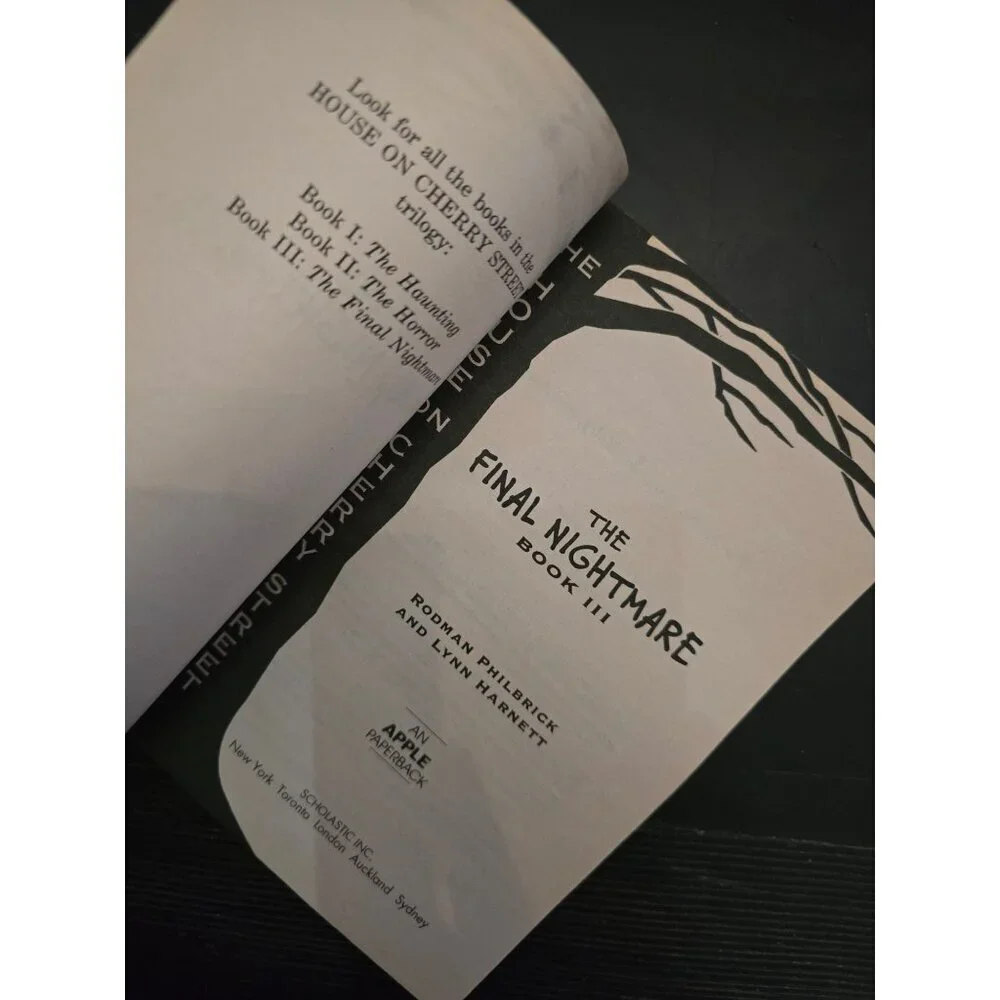 The Final Nightmare Book III The House on Cherry Street Rodman Philbrick